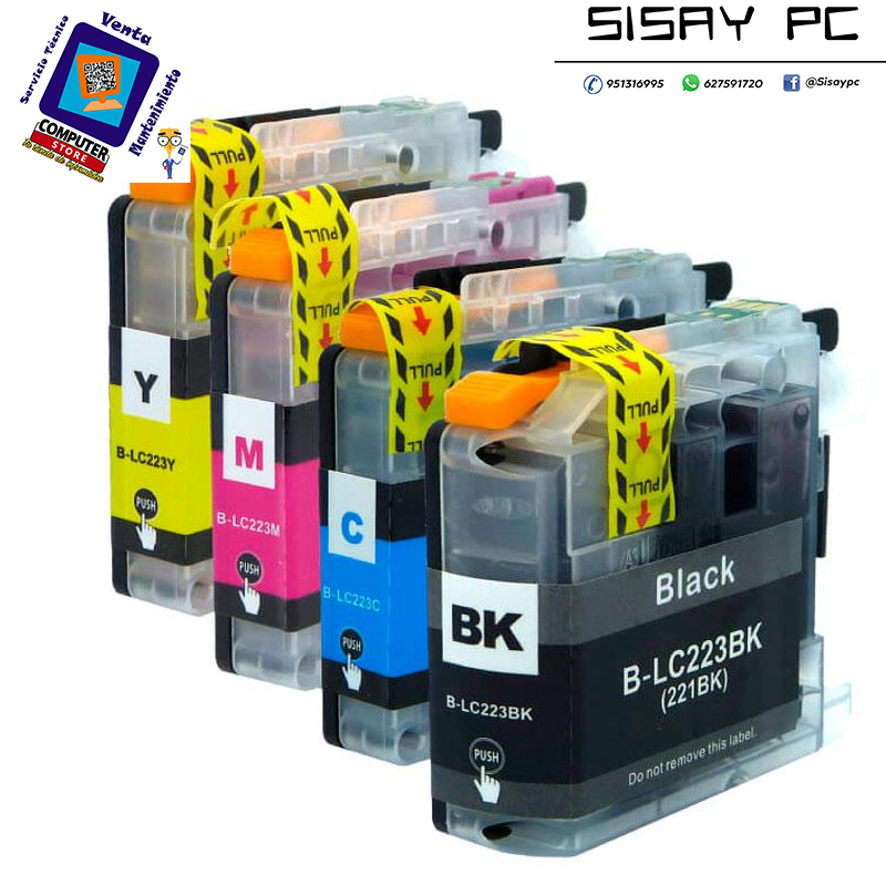 CARTUCHO BROTHER LC223 NEGRO