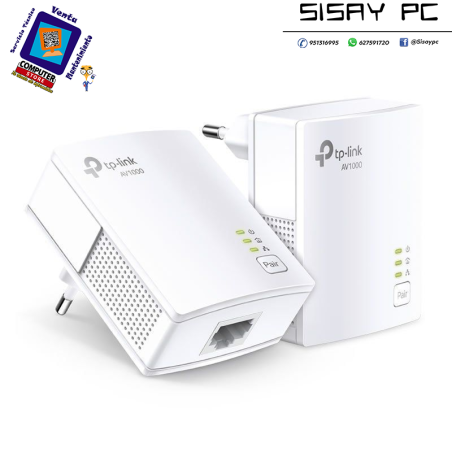 Adaptador Powerline TP-Link TL-PA7017Kit 1000Mbps/ Alcance 300m/ Pack de 2 PLC