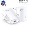 Adaptador Powerline TP-Link TL-PA7017Kit 1000Mbps/ Alcance 300m/ Pack de 2 PLC