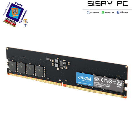 MEMORIA CRUCIAL DDR5 16GB 4800MHZ