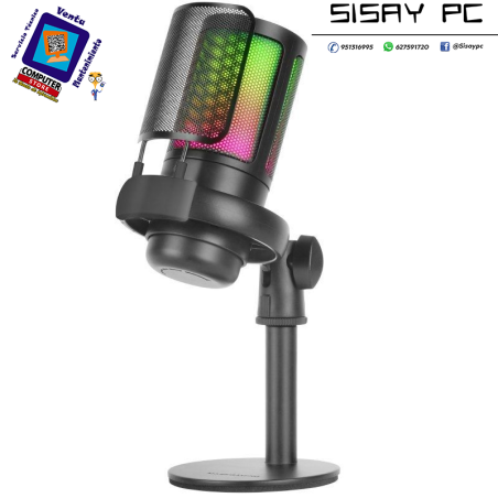 Micrófono Mars Gaming MMIC-SE/ USB 2.0/ Negro