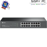 Switch TP-Link TL-SG1016DE/ 16 Puertos/ RJ45 10/100/1000