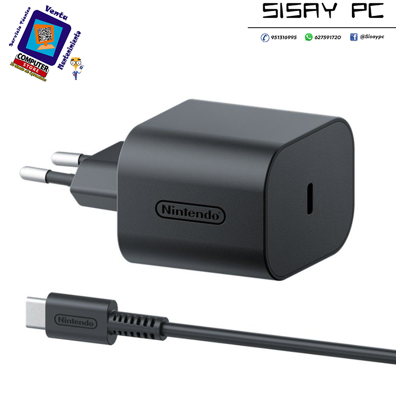Cargador de Pared para Nintendo Switch 2