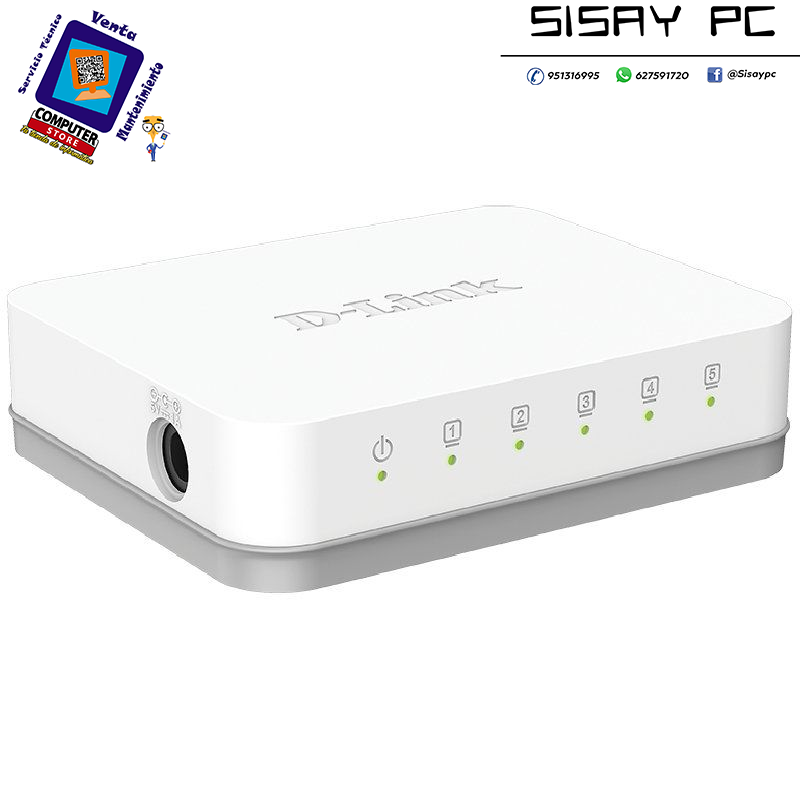 Switch D-Link GO-SW-5G 5 Puertos/ RJ-45 10/100/1000