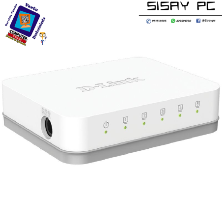 Switch D-Link GO-SW-5G 5 Puertos/ RJ-45 10/100/1000