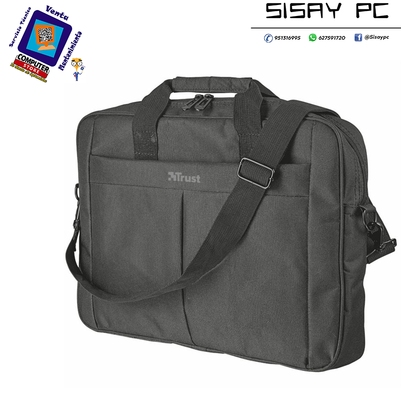 Maletín Trust Primo para Portátiles hasta 16"/ Negro