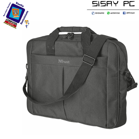 Maletín Trust Primo para Portátiles hasta 16"/ Negro