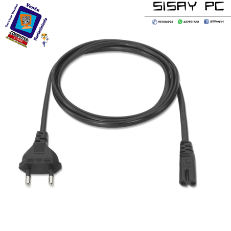 CABLE 3GO ALIM. PORTATIL (EUROPEO) FORMA DE 8
