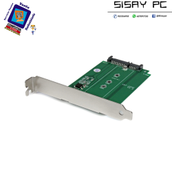 Adaptador SSD M.2 a SATA de montaje en ranura PCI o PCI-E - Conversor NGFF de Unidad SSD