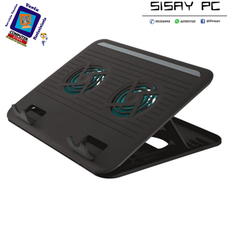 Soporte Refrigerante Trust Cyclone para Portátiles hasta 15.6"