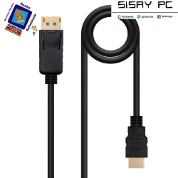 CABLE EQUIP DISPLAYPORT A DISPLAYPORT MACHO 2M