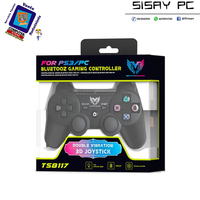 GAMEPAD / MANDO CON CABLE PS3 y PC