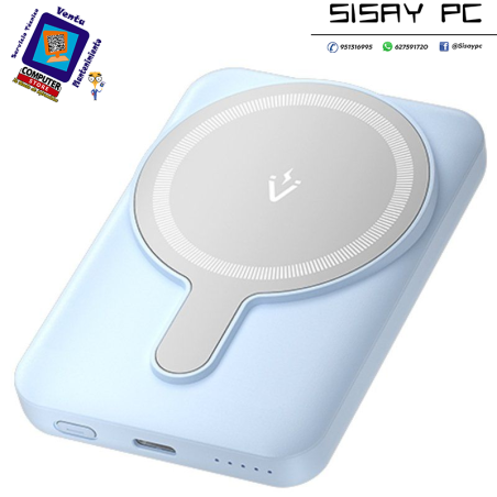Powerbank 5000mAh Vention FHSL0/ 20W/ Wireless/ Azul