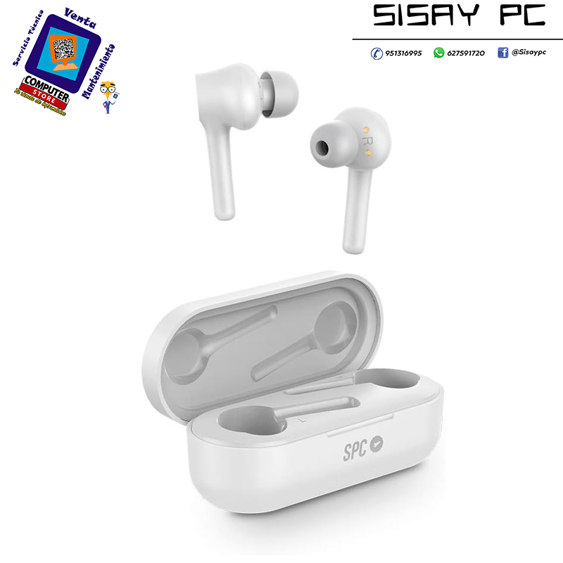 AURICULAR BLUETOOTH SPC ZION AIR PRO BLANCO