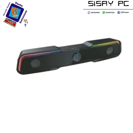 BARRA DE SONIDO 2.0 NESSYE DROXIO RGB BT USB