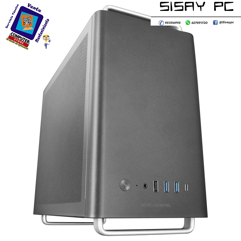 Caja Gaming MC-ELITE Minitorre Micro-ATX Negra