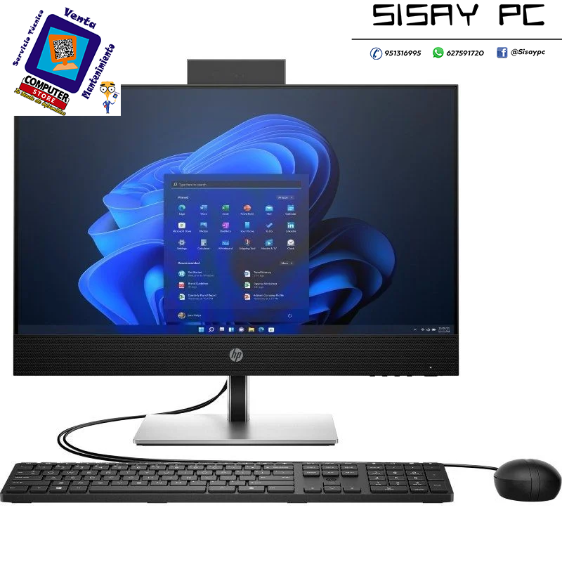 PC All in One HP ProOne 440 G9 B70YLAT Intel Core i7-14700T/ 16GB/ 512GB SSD/ 23.8"/ Win11 Pro
