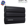 SSD EXT. SAMSUNG 1TB T7 SHIELD USB 3.2 BLACK