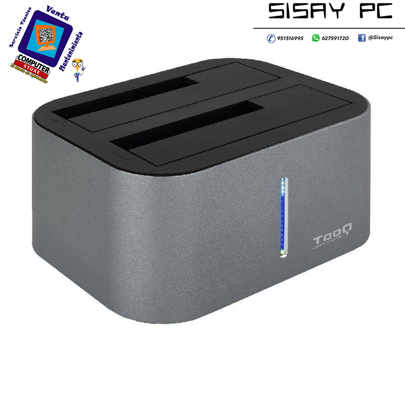 Docking Station para Discos Duros TooQ TQDS-805G