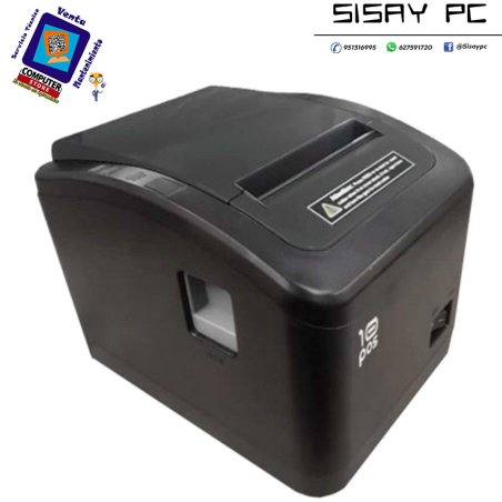 Impresora de Tickets 10POS RP-12N/ Térmica/ Ancho papel 80mm/ USB-RS232-Ethernet-RJ11/ Negra