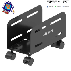 Soporte CPU con Ruedas para PC Aisens MPC06-207 para PC/ hasta 10kg