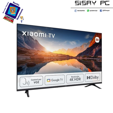 Televisor Xiaomi TV A 43 2025 43"/ Ultra HD 4K/ Smart TV/ WiFi