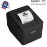 Impresora de Tickets Epson TM-T20IVEN/ Térmica/ Ancho papel 80mm/ USB-RS232-Ethernet/ Negra