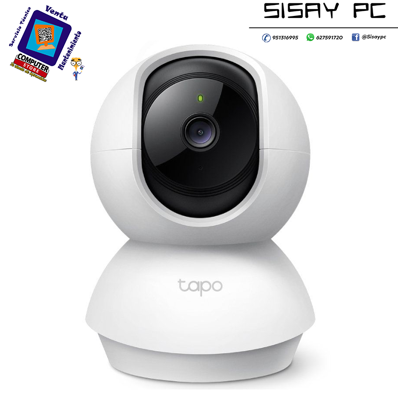 Cámara de Videovigilancia TP-Link Tapo TC71/ Visión Nocturna/ Control desde APP