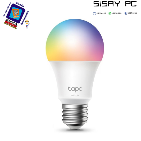 Bombilla Inteligente TP-Link Tapo TL13E/ Casquillo E27/ 8.3W/ 806 Lúmenes/ 2500 - 6500K