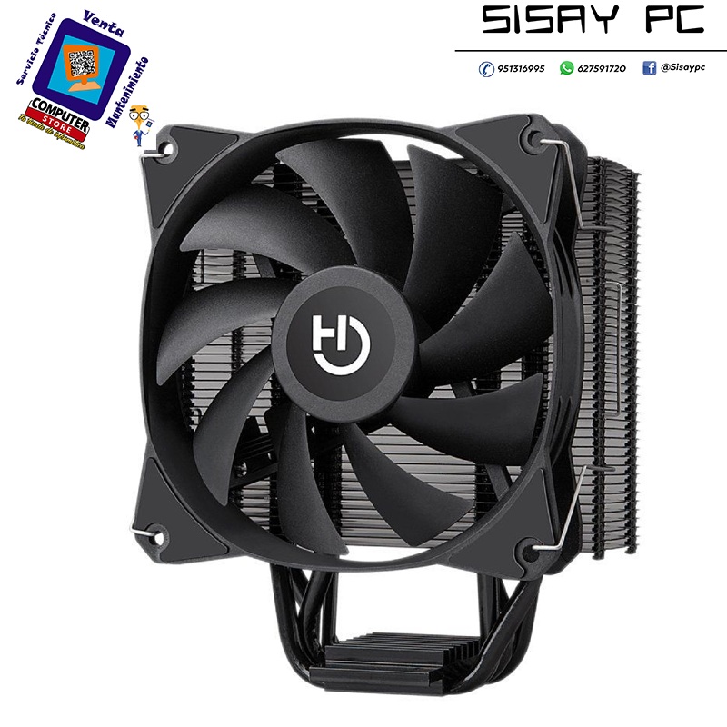 Ventilador con Disipador Hiditec C12 PWM ARGB/ 12cm