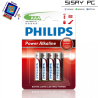 Pack de 4 Pilas AAA Philips LR03P4B/10/ 1.5V/ Alcalinas