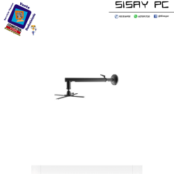 Soporte De Proyector Equip De Pared 670-900mm Rotacion 360º Inclinacion 20º Hasta 30kg Color Negro
