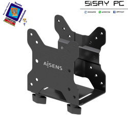 Soporte para miniPC VESA 100x100 Aisens MPC05-205/ Hasta 5Kg