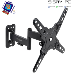 Soporte de Pared Extensible/ Giratorio/ Inclinable TooQ LP1344TN-B para TV de 13-43"/ hasta 20kg