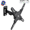 Soporte de Pared Extensible/ Giratorio/ Inclinable TooQ LP1343TN-B para TV de 13-43"/ hasta 20kg
