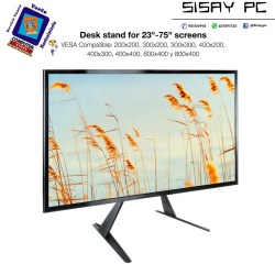 Soporte de Mesa Tooq DB2375F-B para TV y Portátil de 23-75"