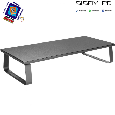 Soporte Stand de sobremesa para 1 pantallas equip elevador color negro