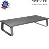 Soporte Stand de sobremesa para 1 pantallas equip elevador color negro