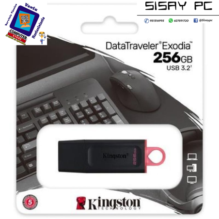 Pendrive 256GB Kingston DataTraveler Exodia USB 3.2