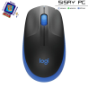 Ratón Inalámbrico Logitech M190/ Hasta 1000 DPI/ Azul