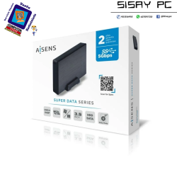 Caja Externa para Disco Duro de 3.5" Aisens ASE-3530B/ USB 3.1