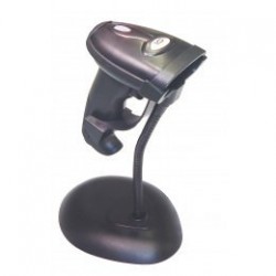 LECTOR LASER 10POS LS-270UN NEGRO USB CON SOPORTE