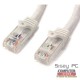 STARTECH CABLE RED ETH. CAT6 SNAGLESS 1M BLANCO