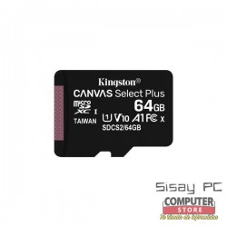 MEMORIA MICRO SD 64GB KINGSTON CLASE 10 UHS-I