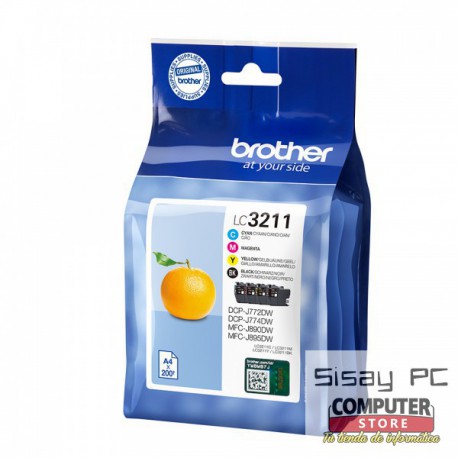 CARTUCHO BROTHER LC3211 200PG PACK 4 COLORES