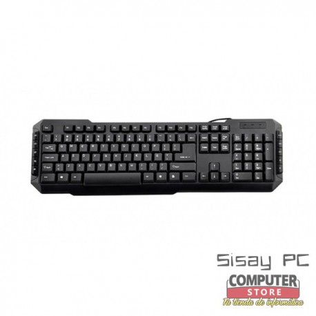 TECLADO 3GO DRILE NEGRO MULTIMEDIA USB