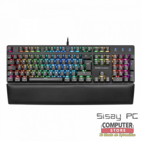 TECLADO MARS GAMING MK5RES MECANICO SW AZUL