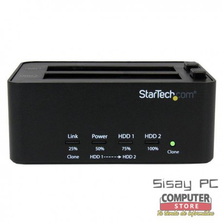 STARTECH ESTACION CONEXION DUPLICADOR BORRADOR AUTOMATICO