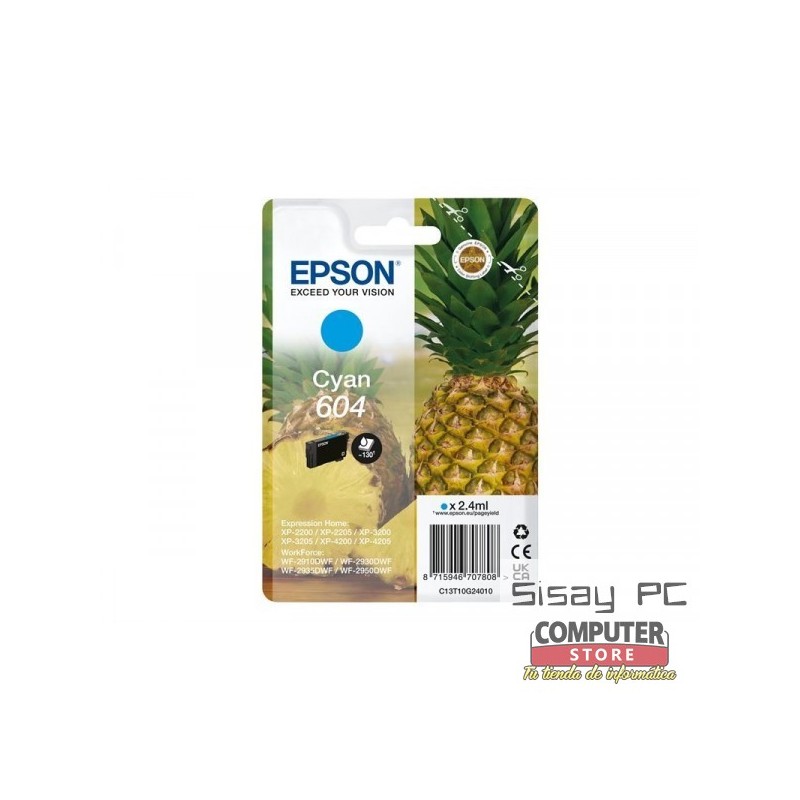 CARTUCHO EPSON 604 (PIÑA) CIAN - Sisay PC - Tienda Informática Estepona ...