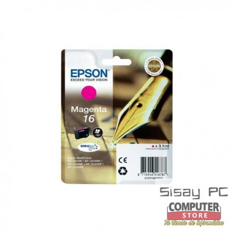 CARTUCHO EPSON 16 165PAG MAGENTA